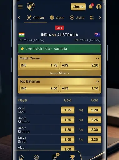 Gold365 live betting exchange app